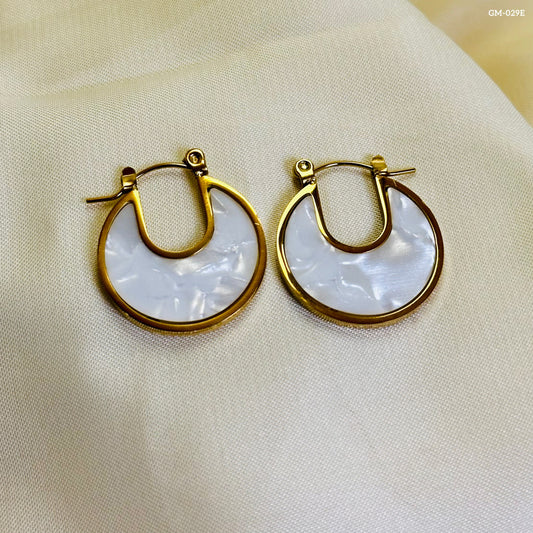 White Stone Moon Hoops GM-029E