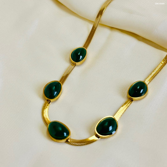 Green Stone Necklace GM008N