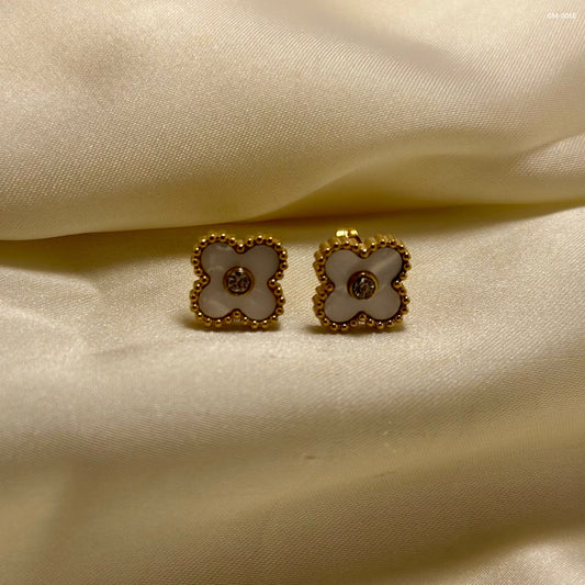 White Clover Earrings GM-001E