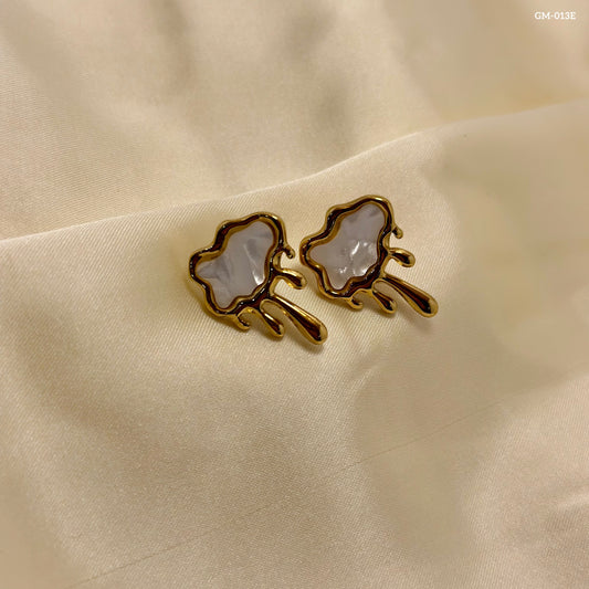 White Cloud Earrings GM-013E