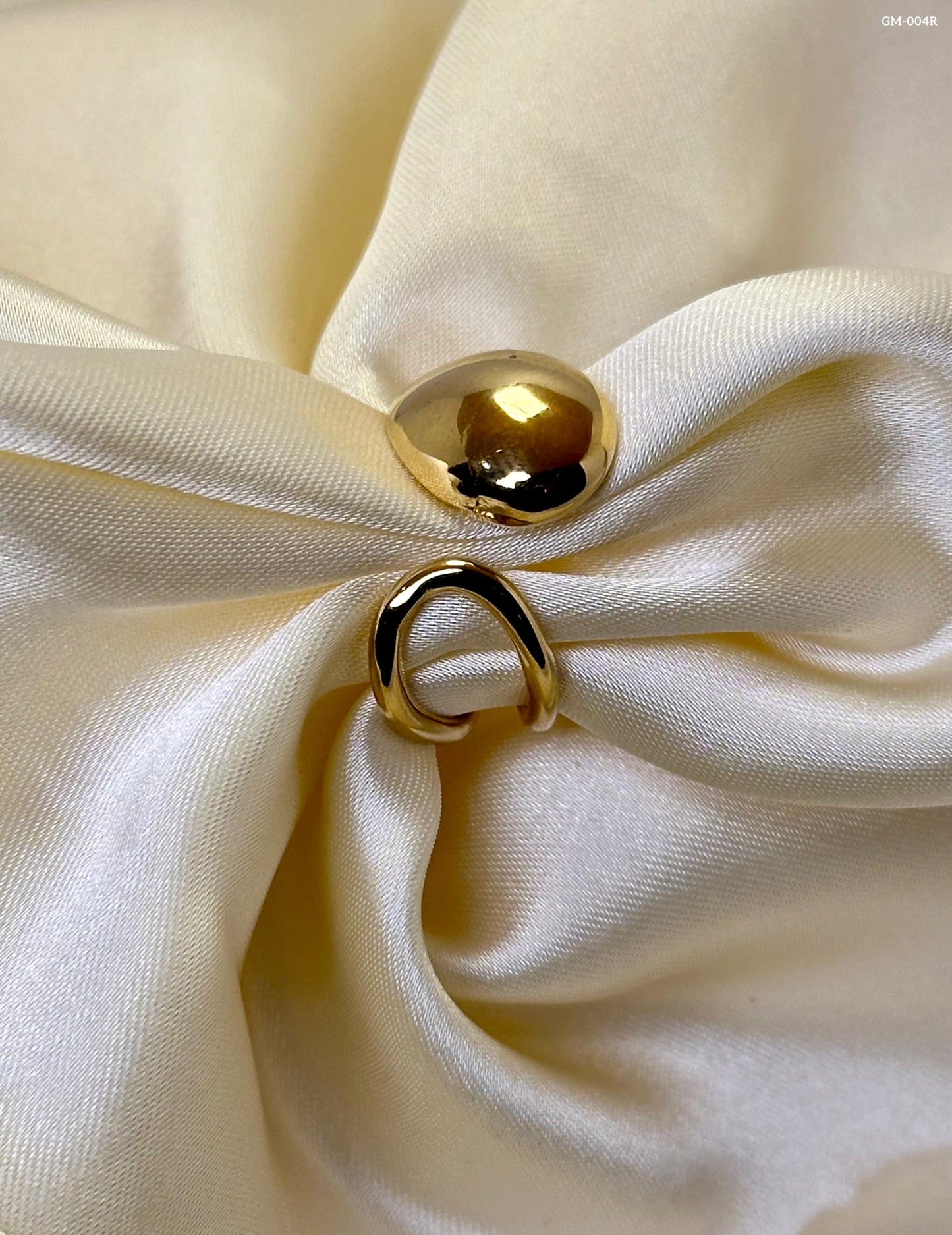Gold Round Ring GM-004R