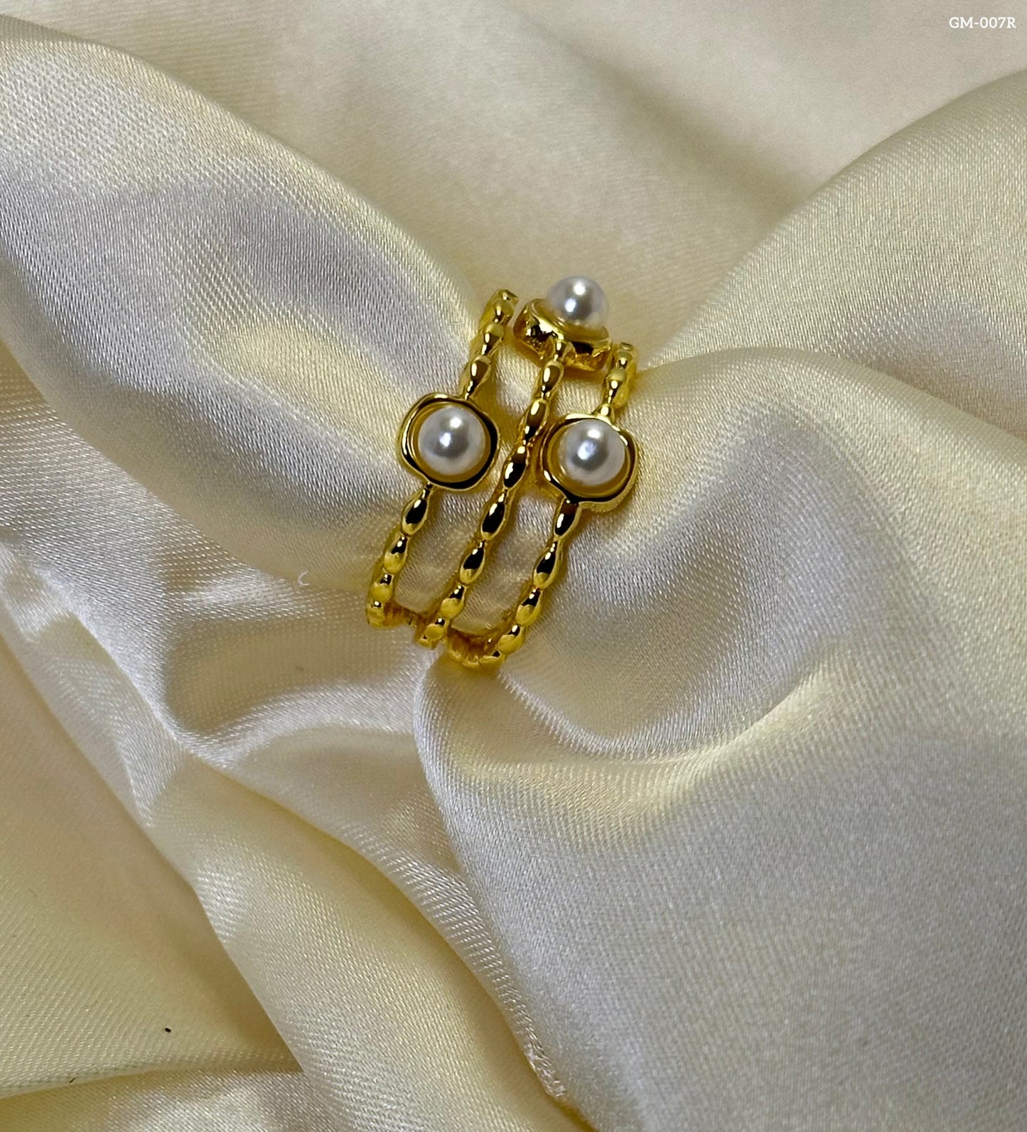 3-Tier Pearl Ring GM-007R