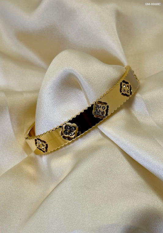 22K Gold Clover Handcuff GM-006HC