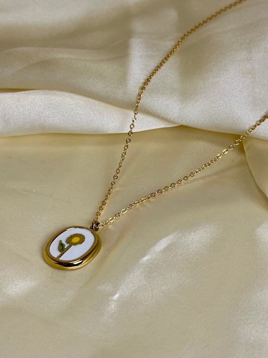 Sunflower Necklace