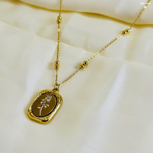 Vintage Mirror Necklace GM-009N
