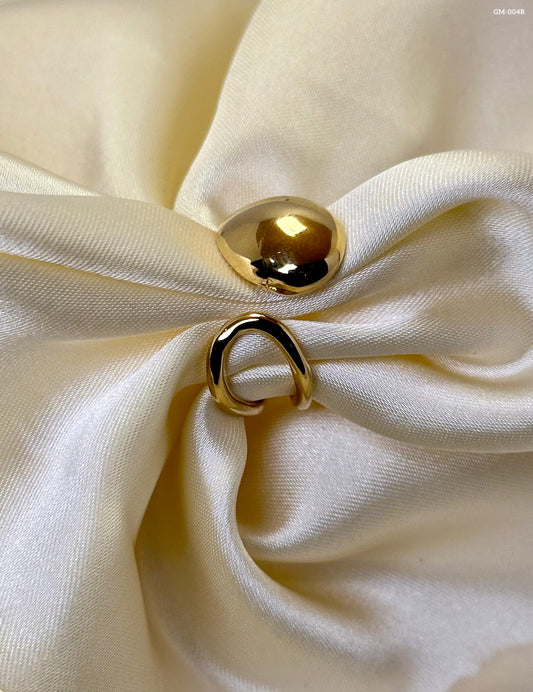 Gold Round Ring GM-004R